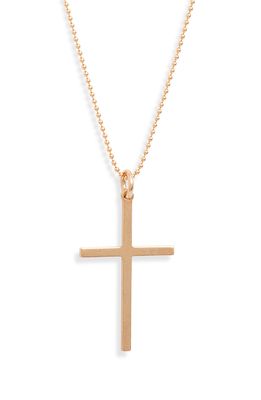 Nashelle 14K-Gold Fill Cross Necklace