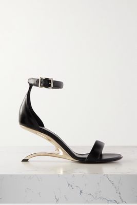 Alexander McQueen - Arc Leather Sandals - Black