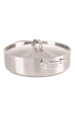 Viking Professional 3.4-Quart Stainless Steel Casserole Pan with Lid