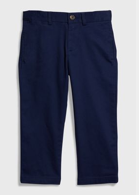 Boy's Flat Front Chino Pants, Size 2-3