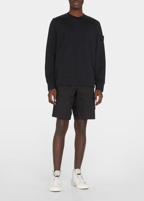 Men's Cotton Terry Garment-Dyed Sweatshirt