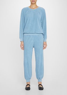The Samos Raglan-Sleeve Terry Top