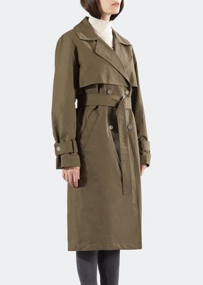 Modern Snap Trench Coat