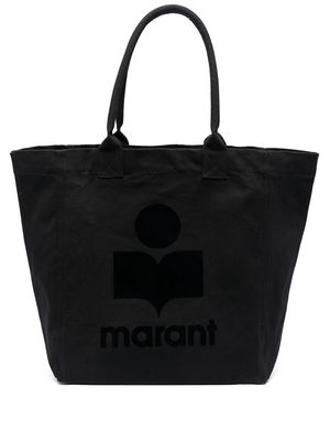 Isabel Marant tonal logo tote bag - Black