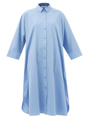 Max Mara Leisure - Aurelia Shirt Dress - Womens - Blue