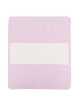 La Stupenderia striped knitted blanket - Pink
