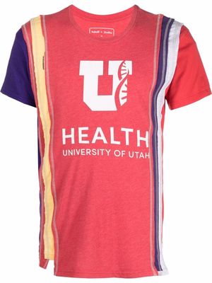 Needles Health University print T-shirt - Red