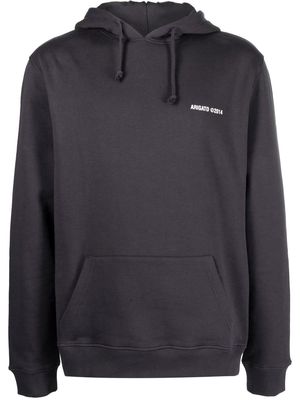 Axel Arigato organic cotton logo-print hoodie - Grey