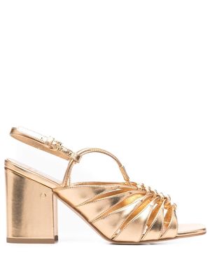 Laurence Dacade high block heel sandals - Gold