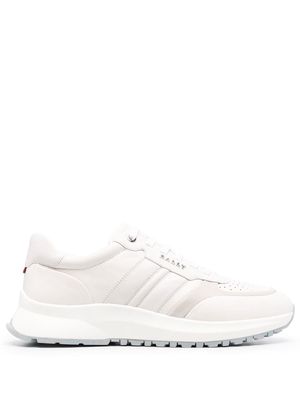 Bally lace-up leather sneakers - White