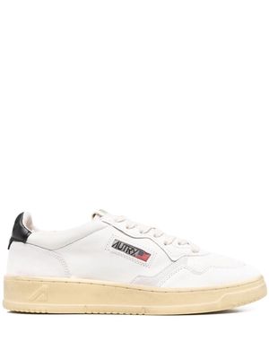 Autry leather plow-top sneakers - White
