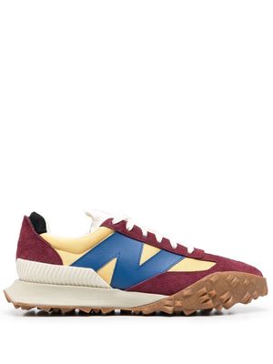 New Balance panelled low-top trainers - Red