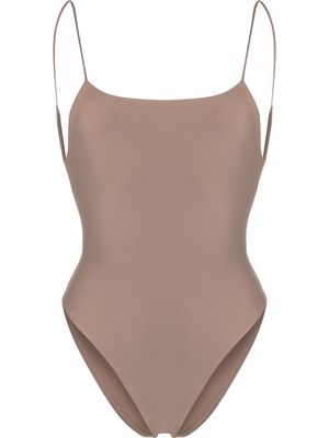JADE Swim scoop-back swimsuit - Neutrals