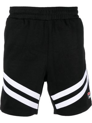 Fila Zugo striped-edge track shorts - Black