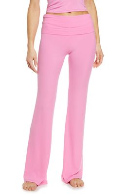 SKIMS Soft Lounge Fold Over Pants in Bubblegum