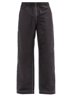 Our Legacy - Speed Recycled-fibre Poplin Trousers - Mens - Black