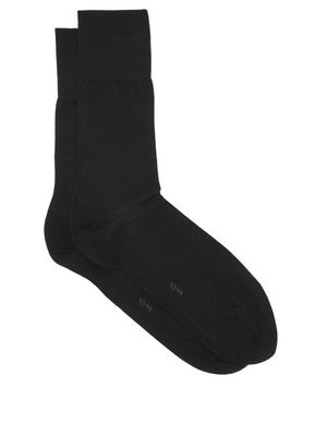 Falke - Tiago City Cotton-blend Socks - Mens - Black