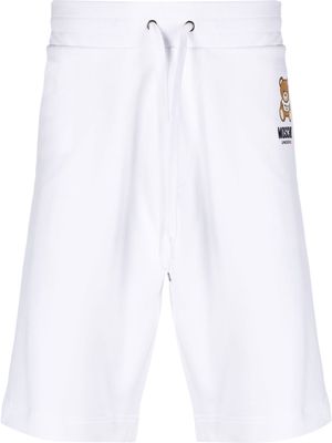 Moschino logo-print bermuda shorts - White