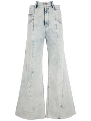 Andrea Bogosian high-rise wide-leg jeans - Blue