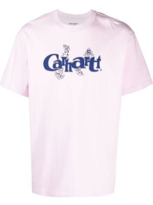 Carhartt WIP logo-print T-shirt - Pink
