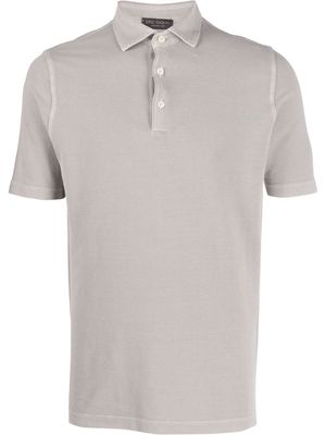 Dell'oglio short-sleeved polo shirt - Grey