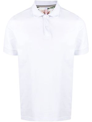 Sun 68 short-sleeve polo shirt - White