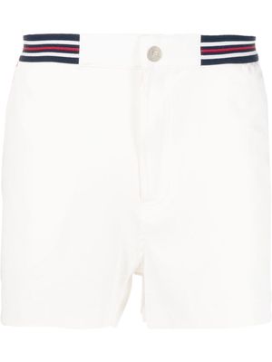 Fila Borg striped-edge deck shorts - White