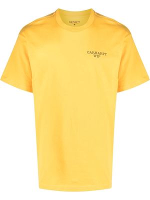 Carhartt WIP logo-print T-shirt - Yellow