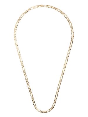 Northskull 18kt gold-plated silver necklace
