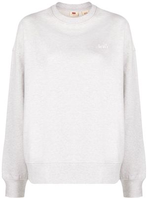 Levi's embroidered-logo long-sleeve sweatshirt - Grey