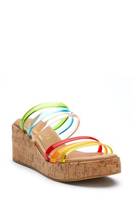 Coconuts by Matisse Mecca Platform Sandal in Rainbow