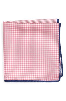 Nordstrom Panel Silk Pocket Square in Pink