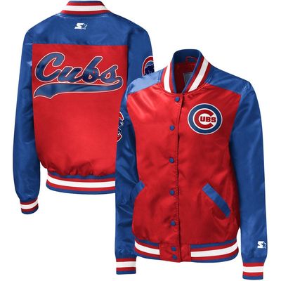 Women's Starter Red Chicago Cubs The Legend Full-Snap Jacket