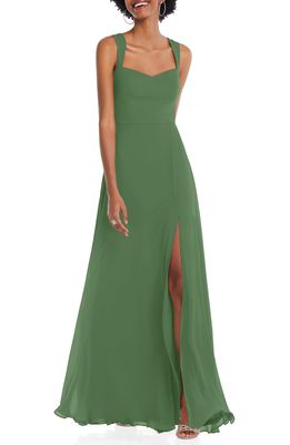 After Six Sweetheart Neck Evening Gown in Vineyard Green