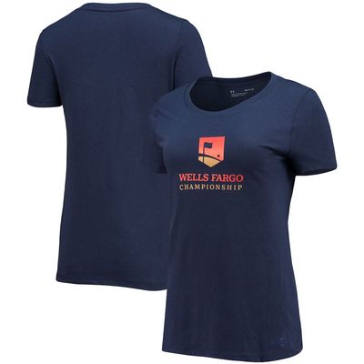 Women's Under Armour Navy Wells Fargo Championship T-Shirt