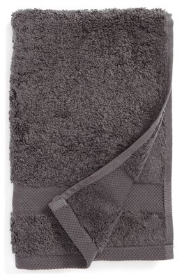 Matouk Lotus Fingertip Towel in Charcoal