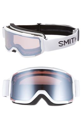 Smith Daredevil Snow Goggles in White/Mirror