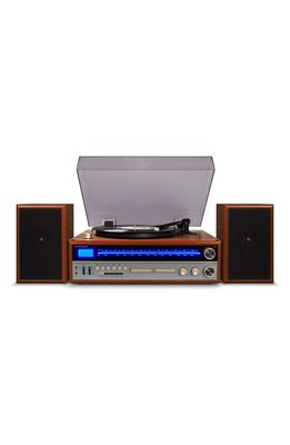 Crosley Radio 1975T Entertainment System in Brown