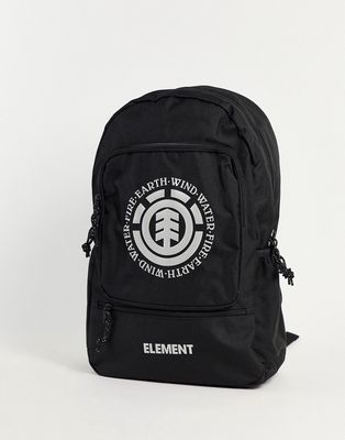 Element Access print backpack in black