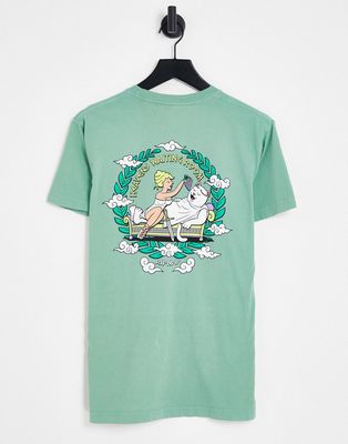 RIPNDIP heavens waiting room T-shirt in green