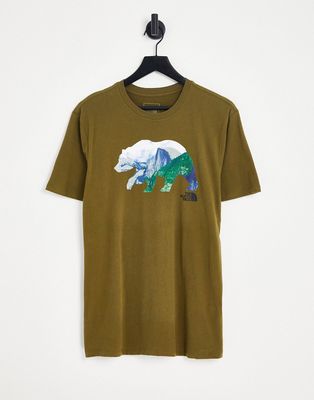 The North Face Bear T-shirt in green