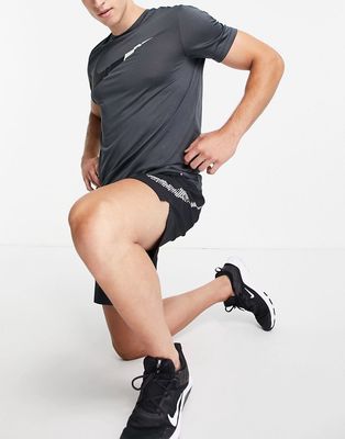 Nike Training Dri-FIT Seasonality Swoosh t-shirt in dark gray