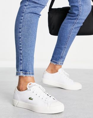 Lacoste Gripshot sneakers in white leather