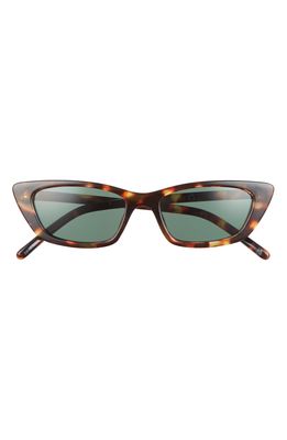 AIRE Titania V2 53mm Cat Eye Sunglasses in Milky Tort /Green Mono