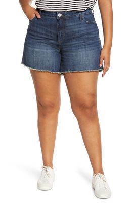 KUT from the Kloth Gidget High Waist Fray Shorts in Stimulating