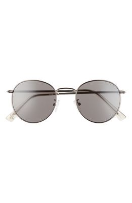 AIRE Ozone 51mm Round Sunglasses in Gunmetal /Smoke Mono