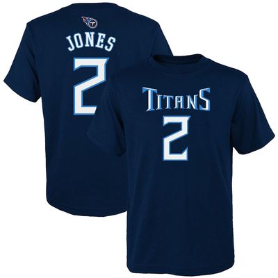 Outerstuff Youth Julio Jones Navy Tennessee Titans Mainliner Player Name & Number T-Shirt