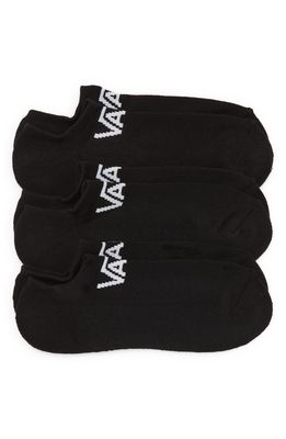 Vans 3-Pack Ankle Socks in Black