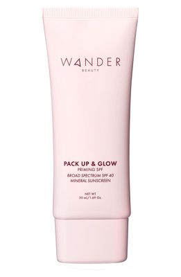 Wander Beauty Pack Up & Glow Priming Broad Spectrum SPF 40 Mineral Sunscreen
