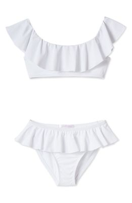 Stella Cove Kids' Ruffle Two-Piece Swimsuit in White